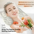 thumbnail image 3 of Uncahome Luxury Bath Pillow Relieve Stress and Rejuvenate Bathtub Pillow, Bath Pillows for Tub with a Washing Bag White, 3 of 7