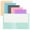 Assorted Pastel Colors, variant on BAZIC 2 Pockets Paper File Folder, Laminated Glossy 3 Hole Portfolio, Assorted Pastel Colors Letter Size, 6-Pack