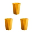 thumbnail image 1 of relayinert Versatile Trash Can For Bedroom - Neat Look All Home Decoration Matchable Yellow L 3Set, 1 of 6