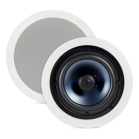 Polk Audio RC60i 2 Way In Ceiling 6.5 Inch Round Indoor Outdoor Speaker Pair