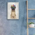 thumbnail image 3 of Epic Art 'Pug and Flower Glasses' by Fab Funky, Acrylic Glass Wall Art, 16"x24", 3 of 3