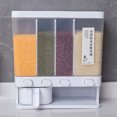 thumbnail image 2 of Caja de plástico para almacenamiento de alimentos recipiente hermético para despensa Ehuebsd multigrano cereales arroz granos secos fruta té, 2 of 6