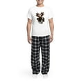 thumbnail image 5 of CafePress - Boston Terrier Reindeer Men's Light Pajamas - Men's Light Loose Fit Cotton Pajama Set, 5 of 7