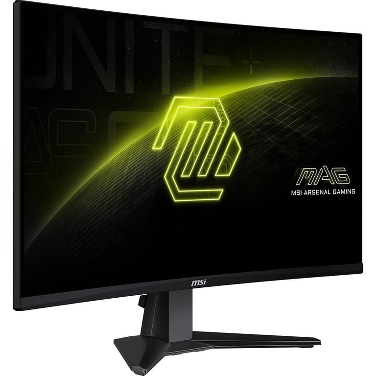 【2024年製】MSI 27インチ曲面ゲーミングモニターMAG 27C6F美品 MSI MAG 27C6F 27
