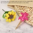 thumbnail image 5 of Uxcell 42mm Alloy Corsage Decorative Holder Vase for Wedding Party Prom Dark Gold Tone, 5 of 6