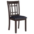 thumbnail image 6 of Bowery Hill 5-piece Wood Dining Room Set in Espresso and Black, 6 of 9