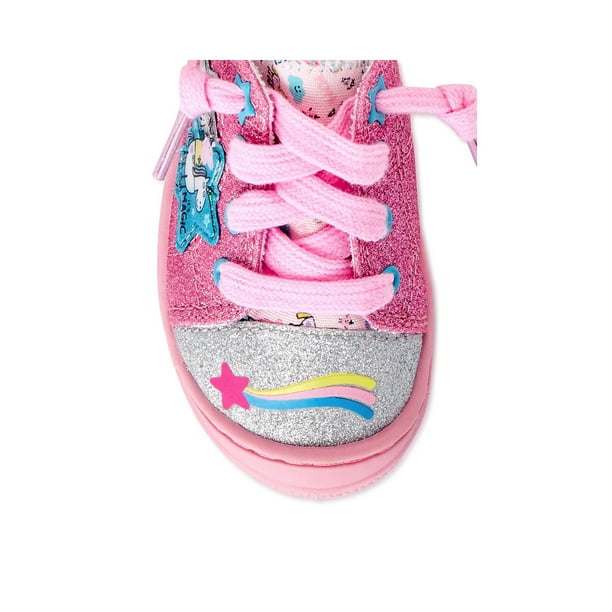 Peppa Pig Toddler Girls Shoes Bump Toe Sneakers 7 12 Glitter
