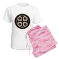 thumbnail image 6 of CafePress - St. Benedict Medal Pajamas - Women's Short Sleeve Print T-Shirt and Pants Light Cotton Pajama Set, 6 of 7