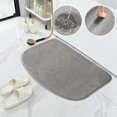 thumbnail image 2 of Alfombra súper absorbente de espuma viscoelástica para baño, alfombrilla antideslizante para bañera, alfombrillas laterales, almohadilla para pies de secado rápido, Felpudo de entrada Fivean unisex, 2 of 2