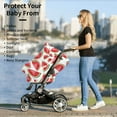 thumbnail image 5 of Haiem Hand Drawn Watermelon Baby Nursing Cover & Nursing Poncho - Multi Use Cover for Baby Car Seat Canopy, Stroller Cover, 360°Full Privacy Breastfeeding Coverage, 5 of 9