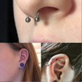 thumbnail image 5 of Stainless Steel Piercing Kit - 140pcs Nose Lip Tongue Eyebrow Industrial Barbell Belly Button Rings, 5 of 5