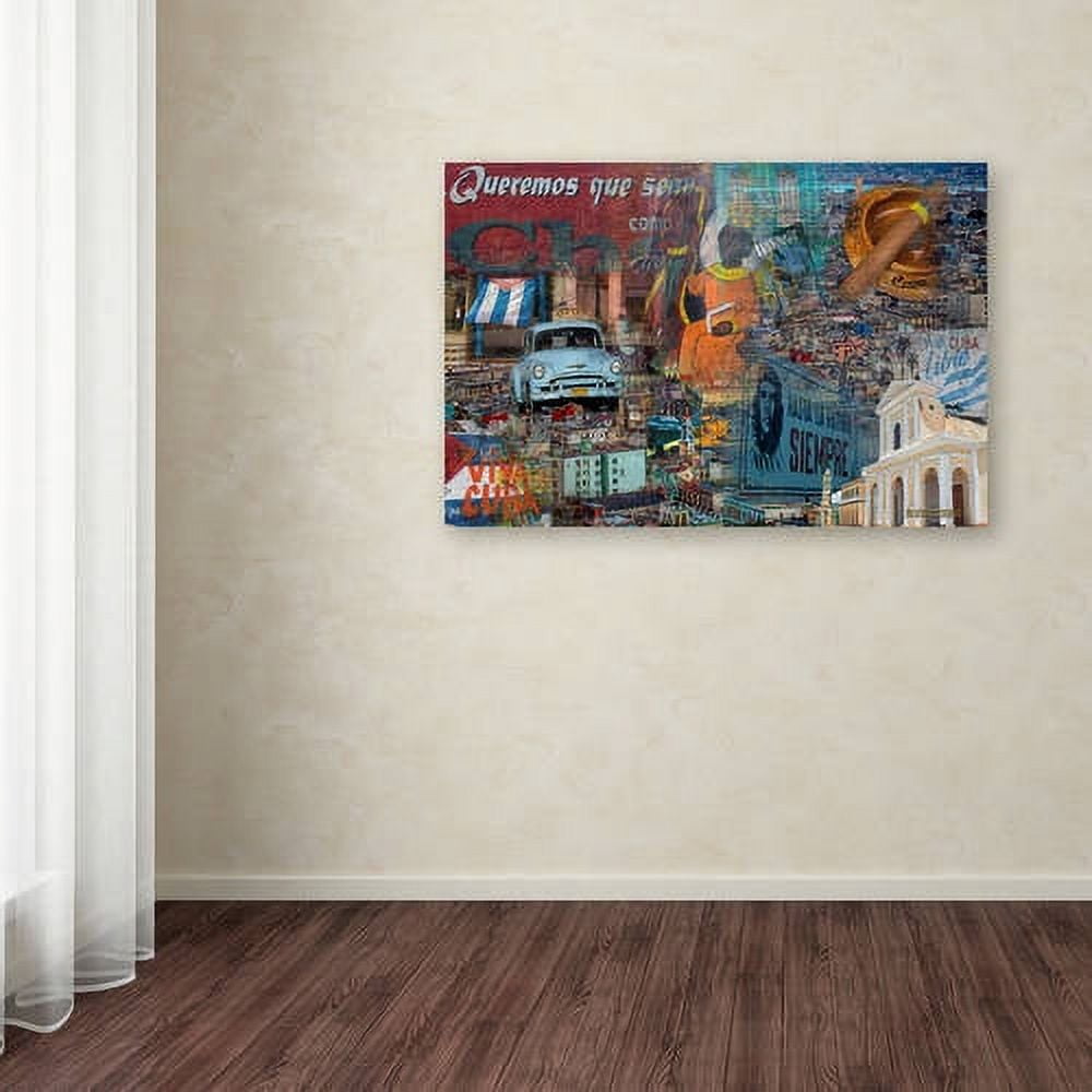 Trademark Fine Art "Viva Cuba" Canvas Art by Alberto Lopez