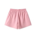 thumbnail image 5 of vigerkar Girl's Athletic Shorts Running Shorts Quick Dry Sporty Shorts Gym Workout Shorts (Pink, 11-12 Years), 5 of 9