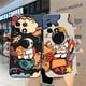 thumbnail image 2 of Case For Oneplus 5 6 9 9R 8 8T 7 7T A3 2 2V NORD 3 2 Lite Pro Simple Liquid Silicone Case Cartoon Spa3 Astronaut, 2 of 5