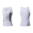 thumbnail image 4 of Savings Compression Shirts for Men Slimming Shirt Body Shaper Vest U Neck Sleeveless Shirts Quick Dry Athletic Stretch Tunics Tees Light Breathable Beach Camisole Workout Running Gym Camis, 4 of 4