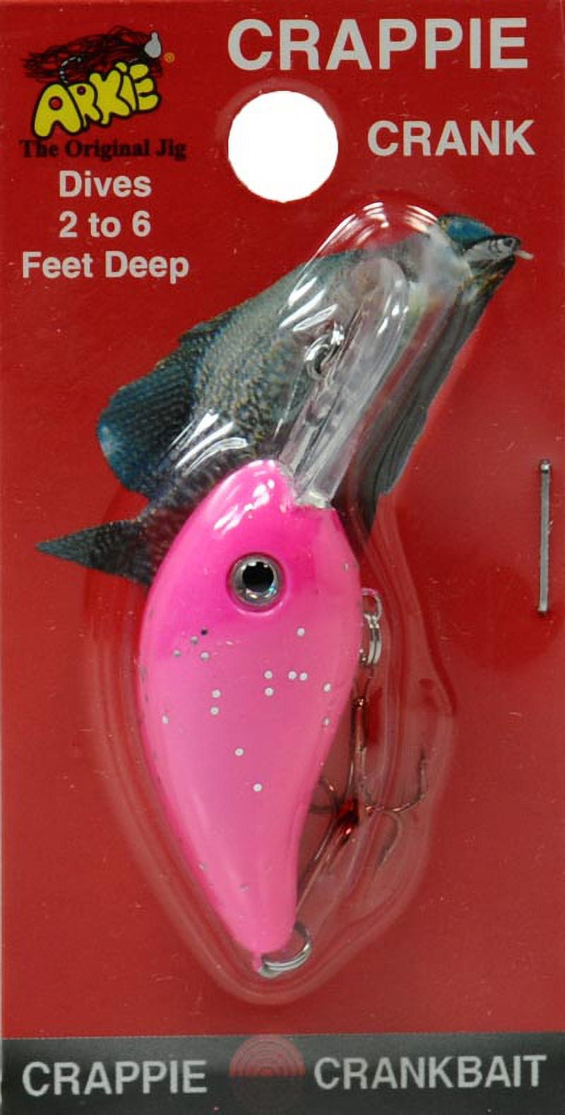 Arkie 220 Series Crappie Crankbait, Pink Sparkle - Walmart.com