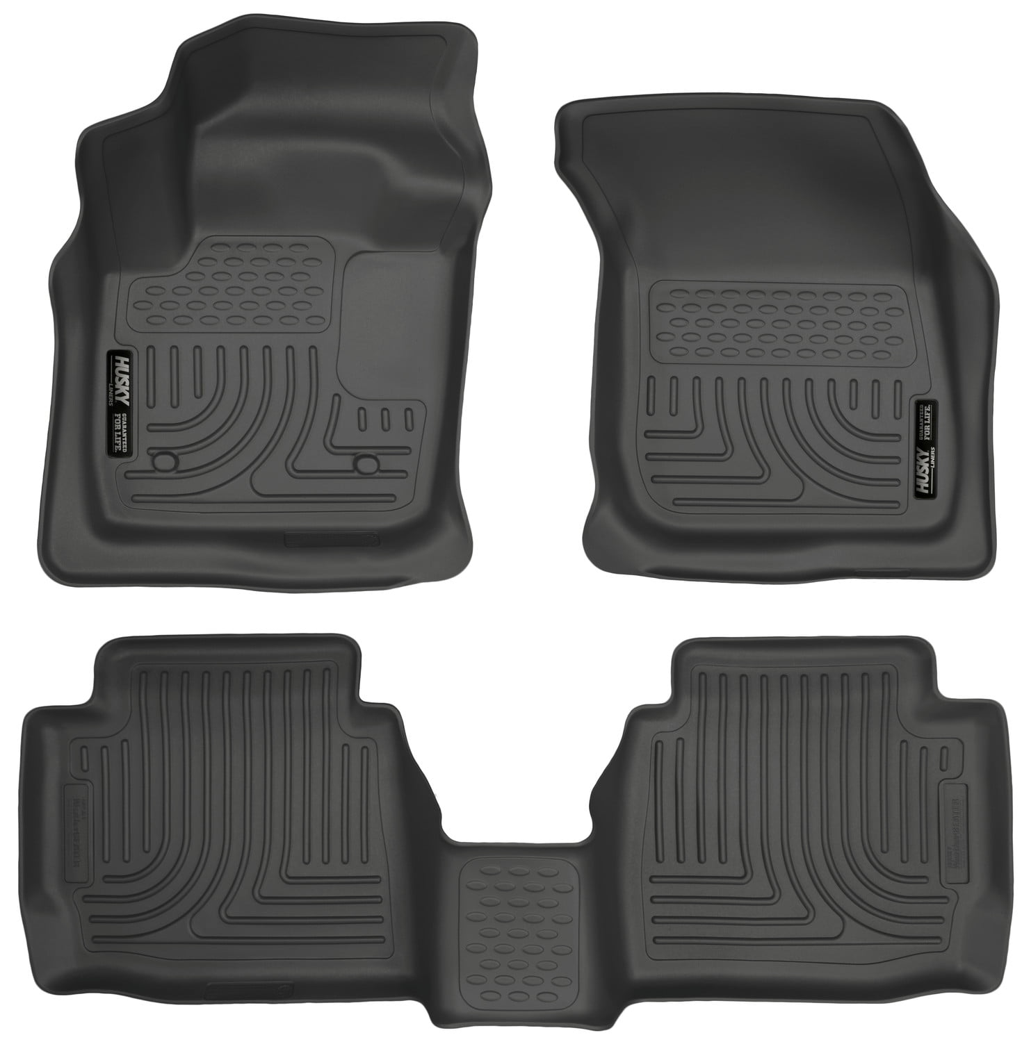 2006-09 Mercury Milan Husky Liners Fits 2006-09 Ford Fusion Front Wheel Drive Weatherbeater Front & 2nd Seat Floor Mats 2007-09 Lincoln MKZ 