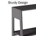 thumbnail image 3 of Lavish Home 5-Tier Ladder Bookshelf, Leaning Decorative Shelves for Display - Wood Shelf for Living Room, Bathroom, and Kitchen Storage, Gray, 3 of 7