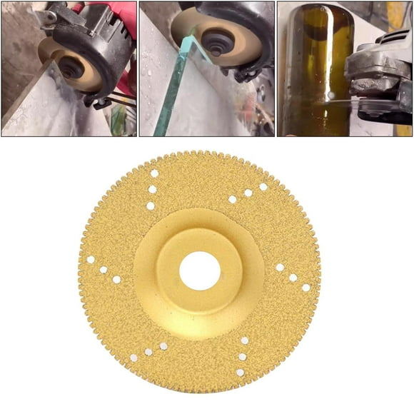 de Muela con Revestimiento de Diamante de 4 Pulgadas, Muelas Abrasivas de para Herramienta de Amoladora de 100 Mm con agujero dorado Salvador muela de diamante
