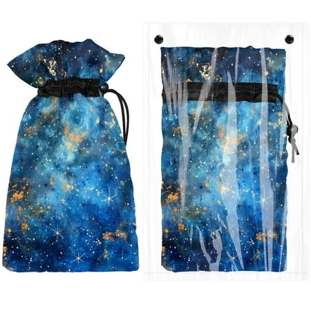 

Josid Stars Pattern Reusable Outdoor Faucet Insulation Covers Waterproof and Freeze-Resistant Spigot Protector Bags 2 Pack 11 x 6.9