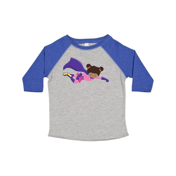Inktastic African American Girl, Cape, Superhero Girl Girls Toddler T-Shirt