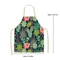 thumbnail image 2 of Waterproof Oil Proof Cactus Printed Apron 15x18.5 Inch Green Plant Pattern Kitchen Cooking Baking ApronforWomen Men and Kids, 2 of 4