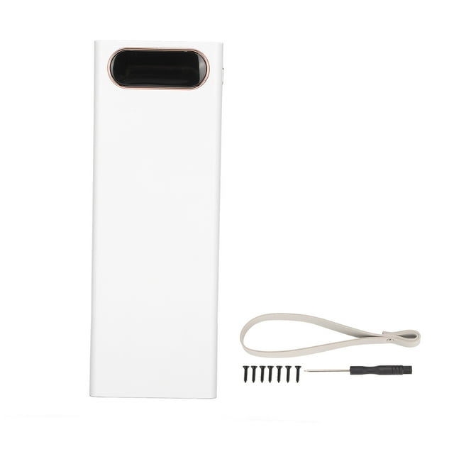 Portable Charger, Battery Charger Dual USB Output Intelligent For Mobile Phone Black,White
