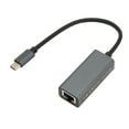 thumbnail image 2 of Adaptador USB C a Ethernet, adaptador USB C a RJ45 R Ethernet, tarjeta de Internet externa USBC, multifuncional, 2 of 12