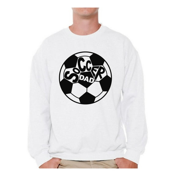 Men's Soccer Dad Graphic Sweatshirt Tops Father's Day Gift Idea Soccer Day Sports Dad