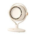 thumbnail image 1 of Ventilador de escritorio silencioso con ajuste de 3 velocidades, circulador de aire, ventilador de escritorio multiusos escritorio blanco, 1 of 9