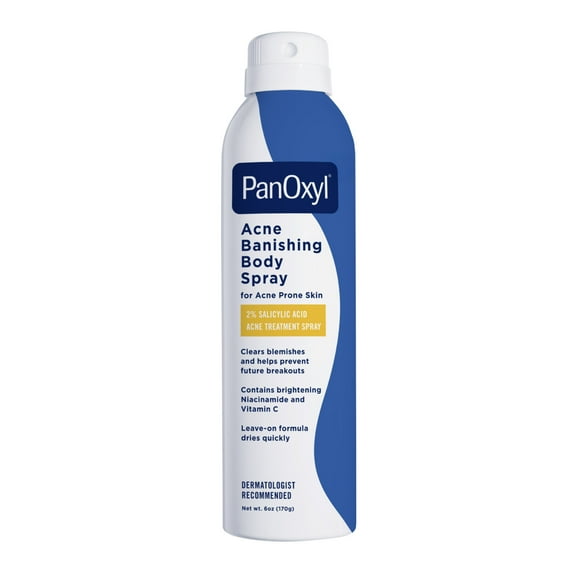 PanOxyl Acne Banishing Body Spray 2% Salicylic Acid 6 oz