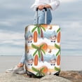 thumbnail image 7 of Rateoe Gnome and Surfing Printed Luggage Cover, Suitcase Protector Fits 18-32 Inch Luggage-Large, 7 of 7