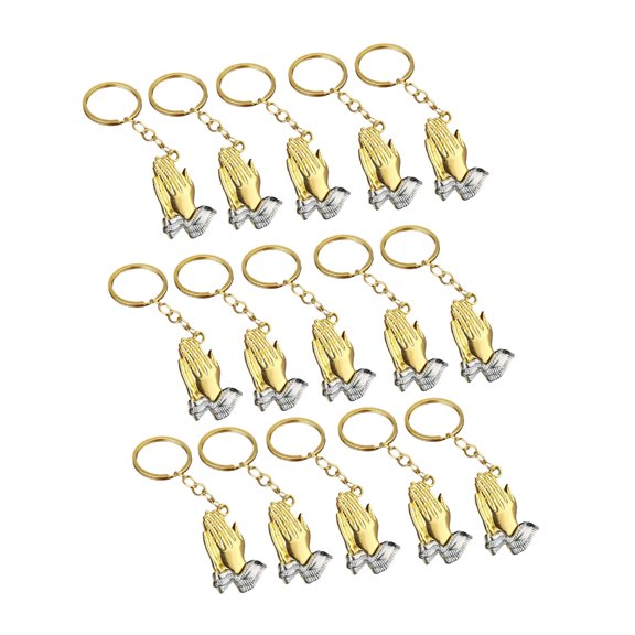 WINDLAND Quality Zinc Alloy Prayer Hands Keychains Pendant for Individual Protections