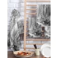 thumbnail image 2 of Grey Kitchen Dish Towels for Drying Dishes Set of 3, Modern Oil Painting Art Forest Waffle Weave Microfiber Hand Tea Bathroom Towels Quick Dry & Absorbent Towel 15.7x23.6, 2 of 7