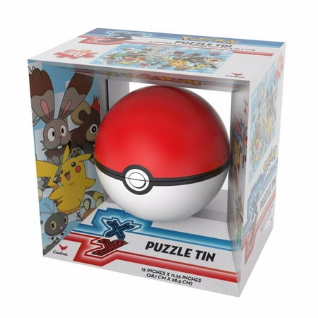 Birthday Party Puzzle - Pokemon XY Pokeball Sphere Puzzle Tin - 100 pcs Birthday & Holiday Gift