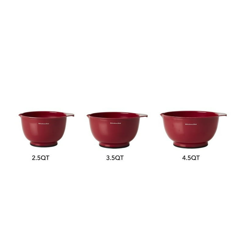 Large Red Plastic Bowl 5qt