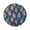 Seamless Repeating Patterns, variant on Round Placemat Heat Resistant & Wrinkle-Free Dining Table Decor Placemat For Home & Weddings Soft Colors Simple Lines