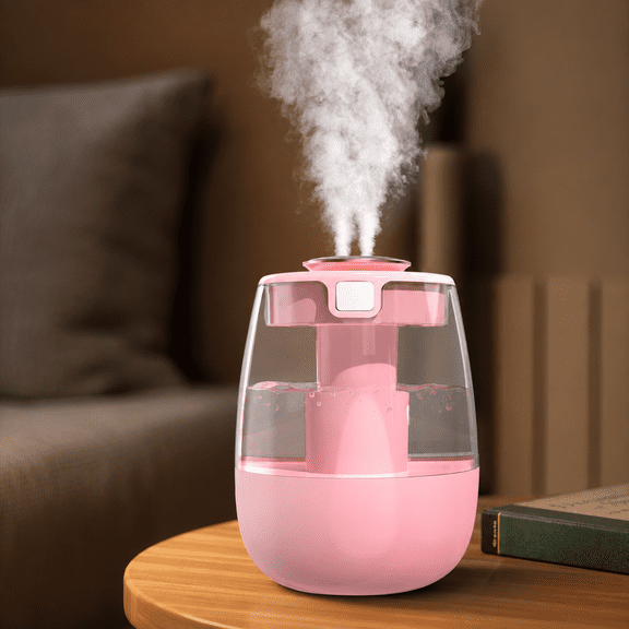 Humidifiers for Bedroom Large Room Home, 2.2l Cool and Warm Humidifiers for Baby and Plants Mist Top Fill Desk Humidifiers Essential Oil Diffuser, Digital Air Humidifier for Home - Night Light