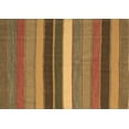 thumbnail image 1 of Ahgly Company Indoor Rectangle Abstract Brown Contemporary Area Rugs, 2' x 5', 1 of 4