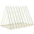 thumbnail image 1 of Book Rack-Desktop Stainless Steel Book Magazine Files Holder Storage Rack Organizer for Office Study Room, 1 of 8