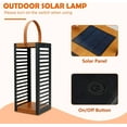 thumbnail image 5 of GRAND PATIO Solar Powered LED Lantern, Outdoor Water-Resistant Steel Lantern with Handle, Decor for Patio, Yard, Porch, Large, 5 of 6
