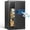 6.0 Cuft-Digital, variant on Small Safe, 0.25 Cubic Lock Box for Keys with Code, Steel Safe with Key, Mini Safes for Money, Jewelry, Wall Safes for Home, Hotel or Businessfor Cash Jewelry