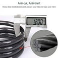 thumbnail image 4 of FONA 4ft 4-Digit Resettable Combination Bike Cable Lock, Anti-Theft Secure Bicycle Lock for Outdoor Use, Black, 4 of 7