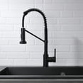 thumbnail image 3 of Single-Handle Pull-Down Sprayer Kitchen Faucet Black, 3 of 5