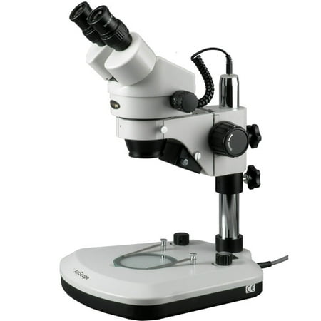 AmScope New LED Binocular Stereo Zoom Microscope 7X-45X