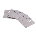 thumbnail image 4 of Placa de reparación de bisagras de acero inoxidable, firme y duradera, herramientas de reparación de muebles que ahorran más espacio, 5 uds., 4 of 8