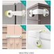 thumbnail image 5 of Child Safety Locks, 10 Pack Locks, No Tools or Drilling Needed, for Kitchen Cabinets, Drawers, Appliances, 5 of 5
