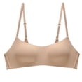 thumbnail image 4 of dinapents Seamless Wireless Bra for Women Skin Tone Invisible T-Shirt Bra with Adjustable Straps Bras for Daily Wear, 4 of 5