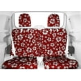 thumbnail image 2 of CalTrend Center 50/50 Split Back & Solid Cushion NeoSupreme Seat Covers for 1996-1999 Chevy/GMC Astro|Safari - CV206-32NA Hawaii Red Insert and Trim, 2 of 3