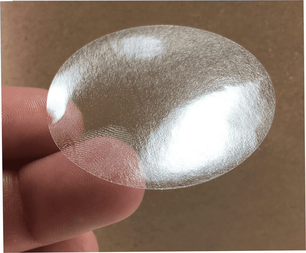 Ultra Clear Envelope Seals Round Circle Dots For Mailing Packaging 1 3/4 Inch 500 Total Adhesive Stickers